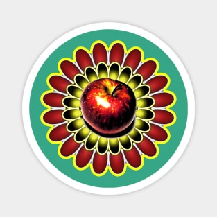 Apple and daisy Magnet